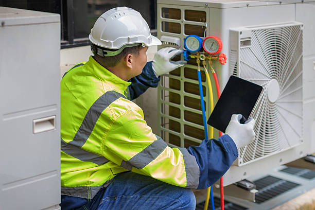 Professional Ductwork Repair technician working in Center Moriches, NY